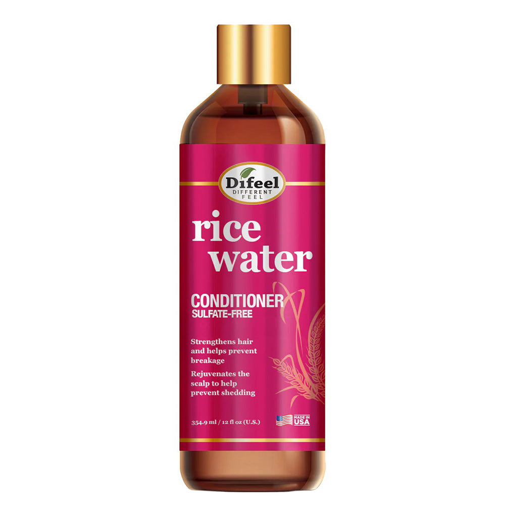 Difeel Rice Water Sulfate Free Hair Conditioner 12Oz (354.9ml)